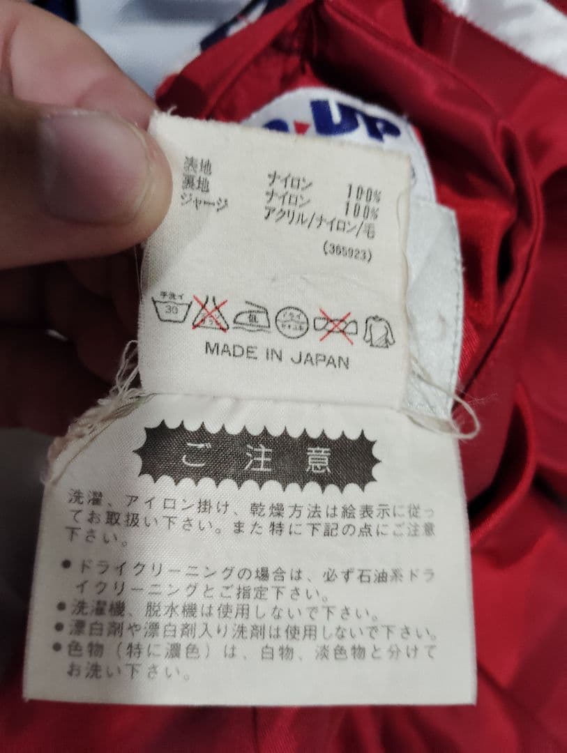 狼*様 ヤクルトスワローズ　実使用グランドコート　サイズO　DESCENTE