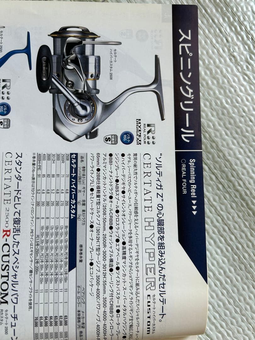 Daiwa CERTATE HYPER カスタム3012H スピニング　付属品有