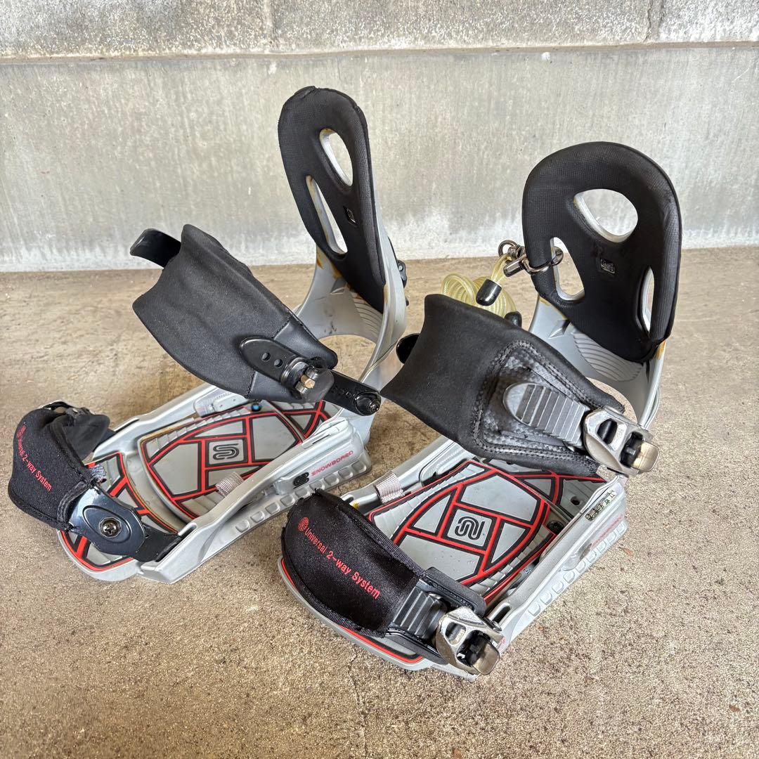 CSB スノーボード ビンディング ユニバーサル2WAYシステム M シルバー