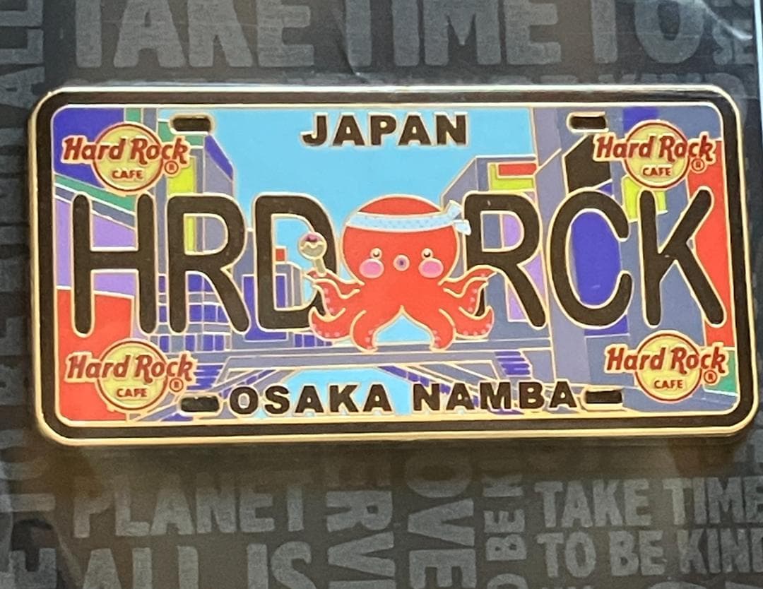 大阪難波【3点】ハードロックカフェ♥新規開店・オープニング・ピン＆虎＆プレート