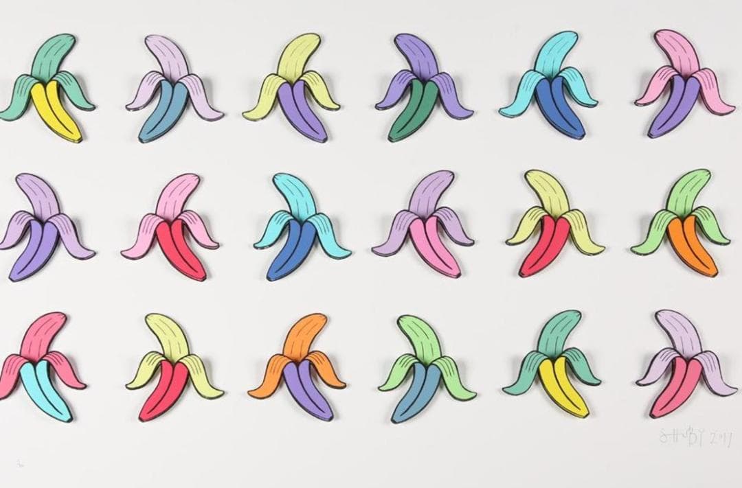 【週末セール】【3Dアート】MULTIPLE BANANA インテリア おしゃれ