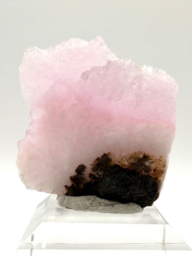 ピンク　アラゴナイト　原石　鉱物　標本　天然石　石　霞　石　アフガニスタン産