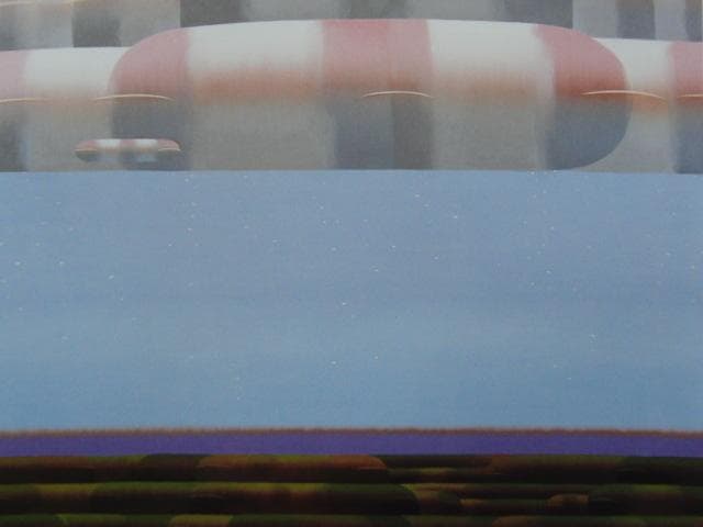 松本英一郎、【さくら】、希少画集画より、状態良好、新品高級額装付