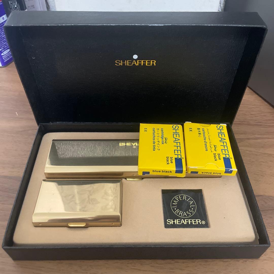 SHEAFFER シェーファータルガ　インペリアルブラス1020 万年筆14k