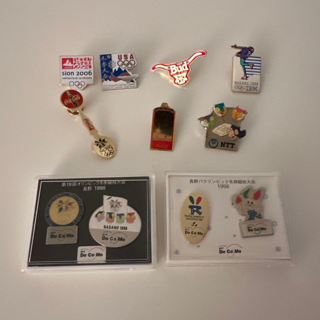 【希少】1998年 長野オリンピック ピンバッジ 11点