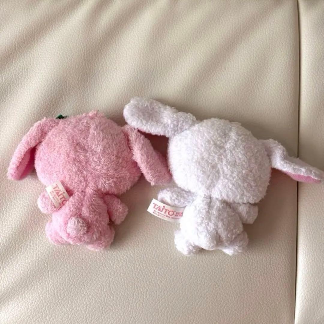 【セット】シュガーバニーズ しろうさ ストロベリーうさ マスコット ぬいぐるみ
