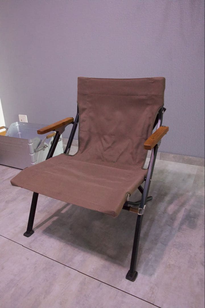 中古　スノーピーク　ローチェアショート　グレー