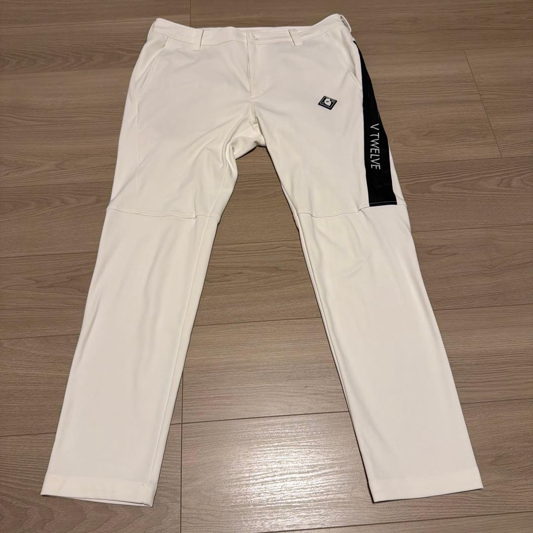V12 ゴルフパンツ L ホワイト
