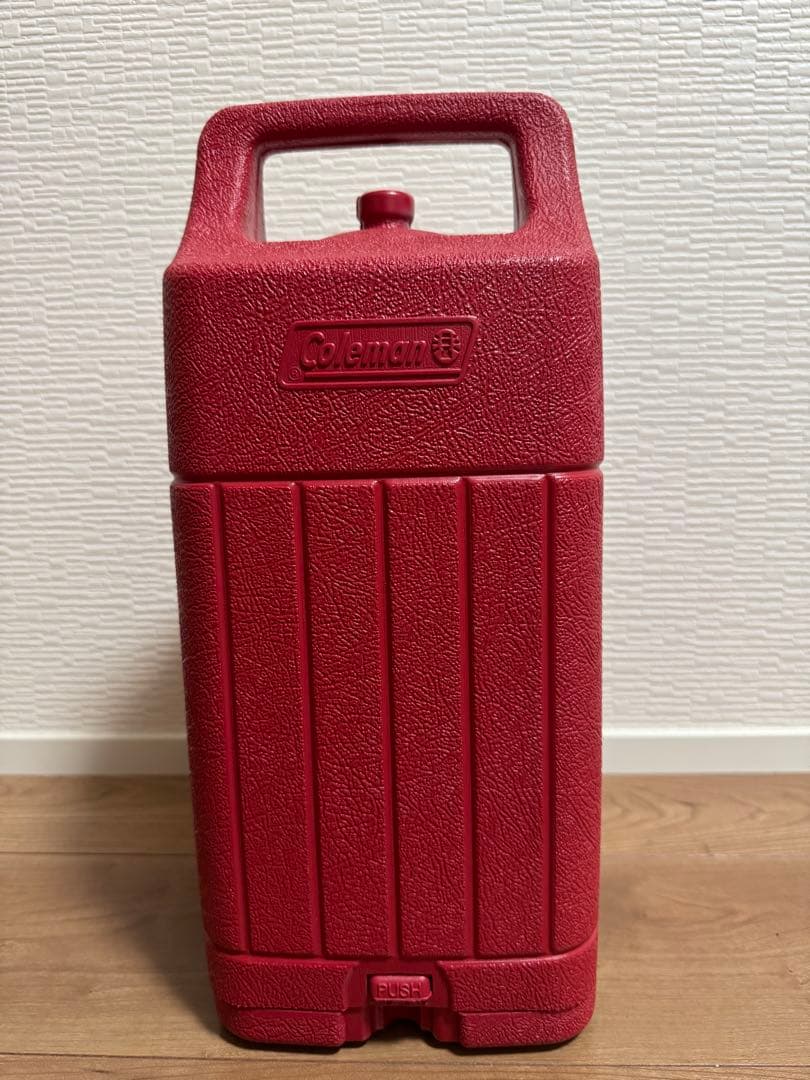 Coleman 286A ランタン レッド ケース付き