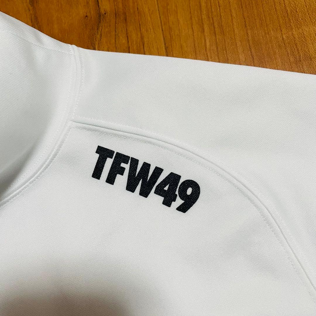 TFW49 モックネック　長袖　ホワイト　L junhashimoto ゴルフ
