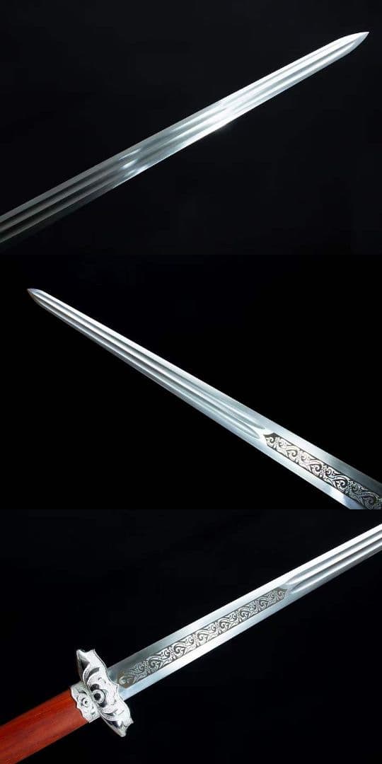 暉晨唐剣-高性能マンガン鋼 古兵器   武具　刀装具　日本刀　模造刀