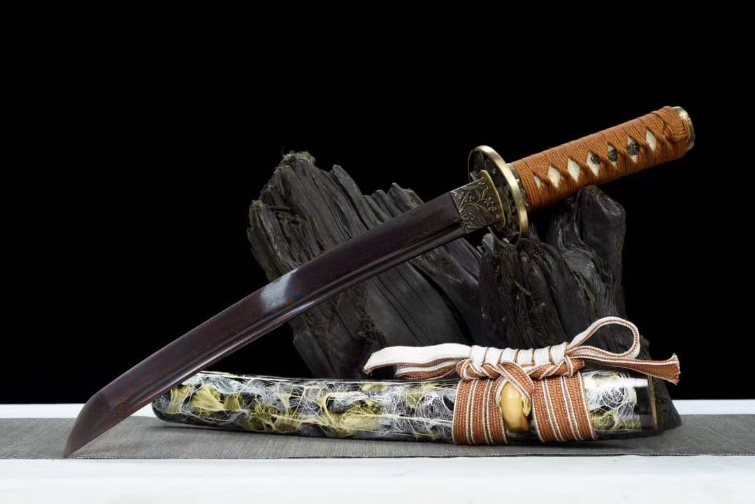 【メノウ】 武具　刀装具　日本刀　模造刀 居合刀  肋差   短刀