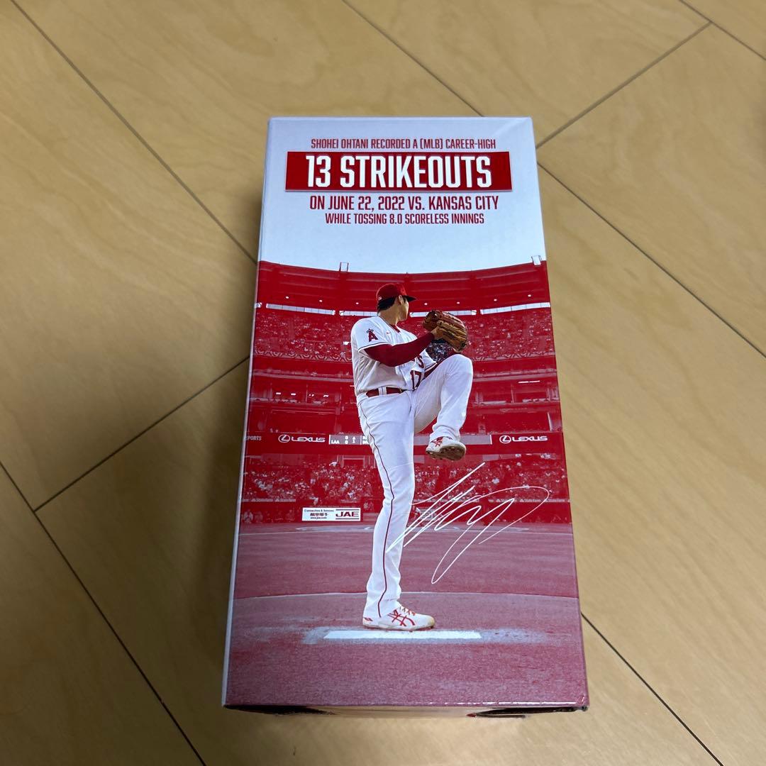【即購入ok!!】大谷翔平　エンジェルス　13奪三振　 非売品ボブルヘッド 新品