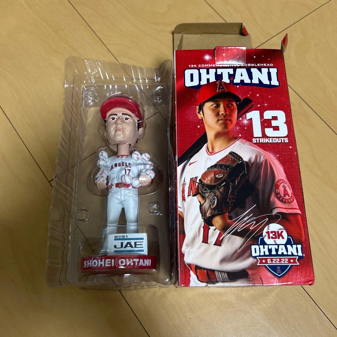 【即購入ok!!】大谷翔平　エンジェルス　13奪三振　 非売品ボブルヘッド 新品