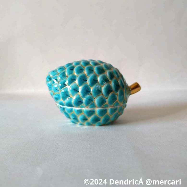 手塚充 作　まつぼっくり　仁清写　香合　共箱　茶道具　新品未使用　⑥