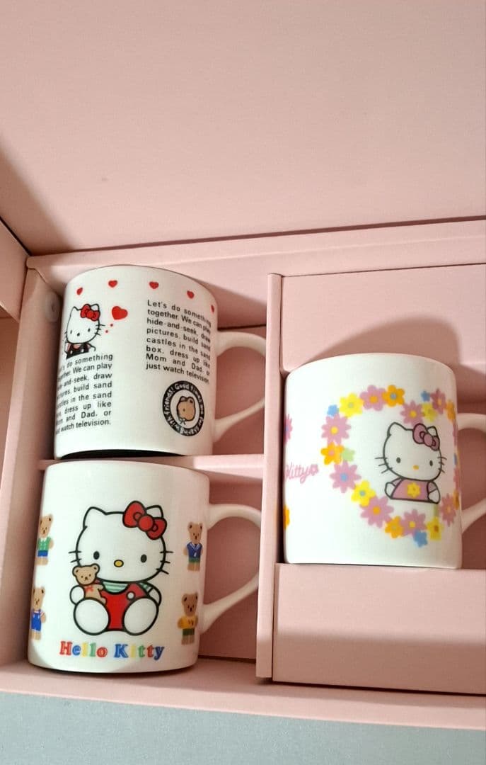 【希少レア】25th 25周年 ハローキティ ケーキ皿&カップ 10点セット