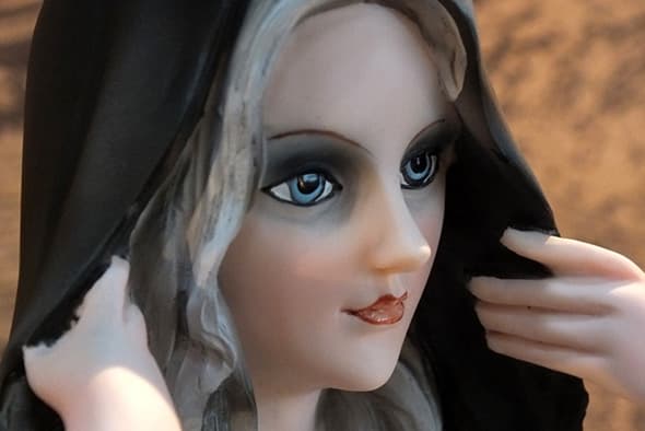 ゴシックダークエンジェルフィギュア 全高60cm ラージサイズ