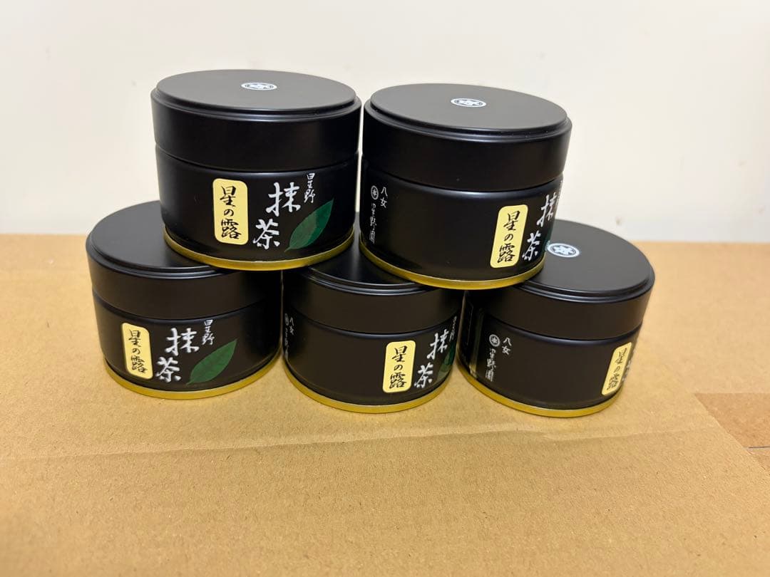 抹茶　星野製茶園 星の露20g 5缶セット