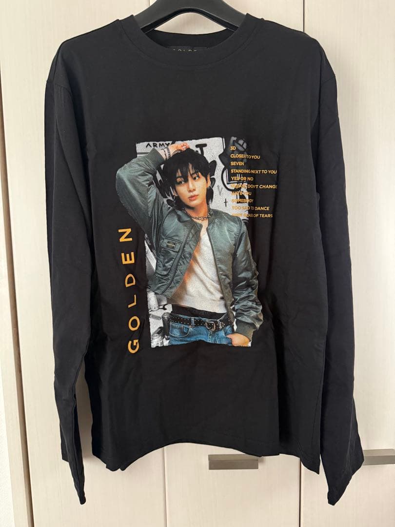 未使用品 BTS JUNG KOOK GOLDEN Tシャツ Mサイズ