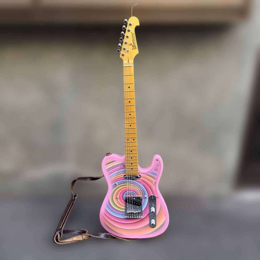 Bullfighter エレキギター レインボーピンク