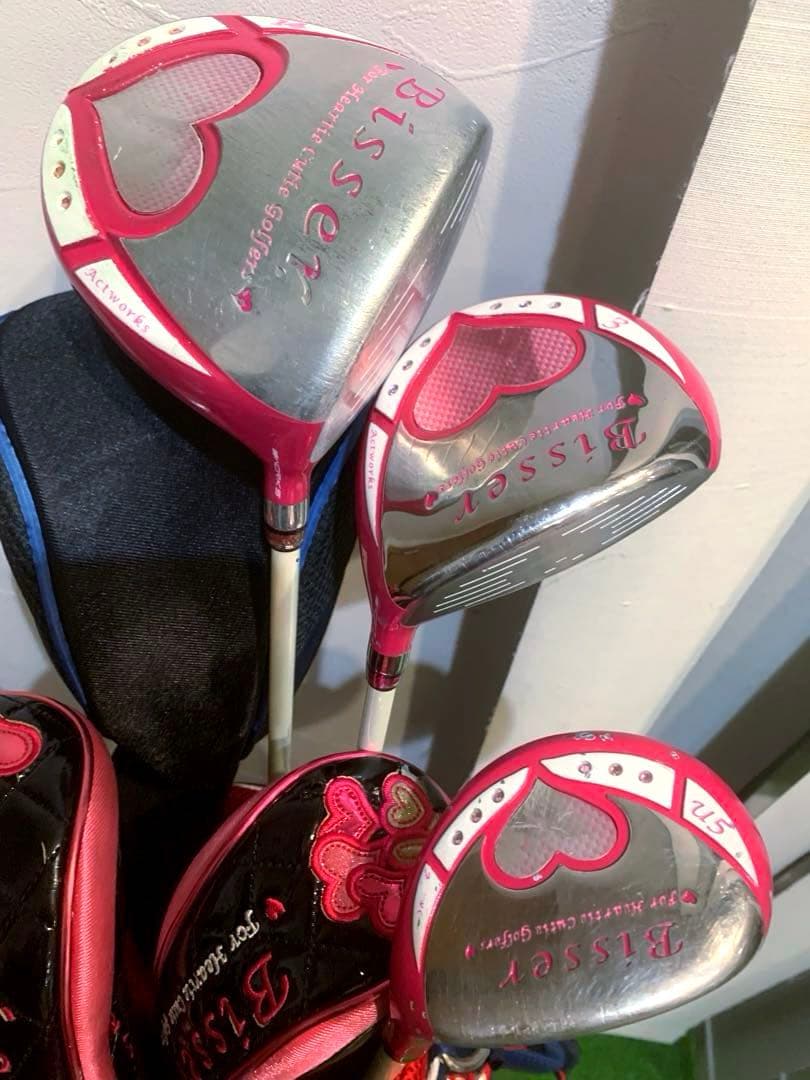 レディースゴルフクラブ セット　ワークスゴルフ　Bisser 可愛く優しい