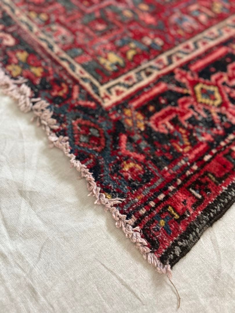 アンティーク手織りラグ