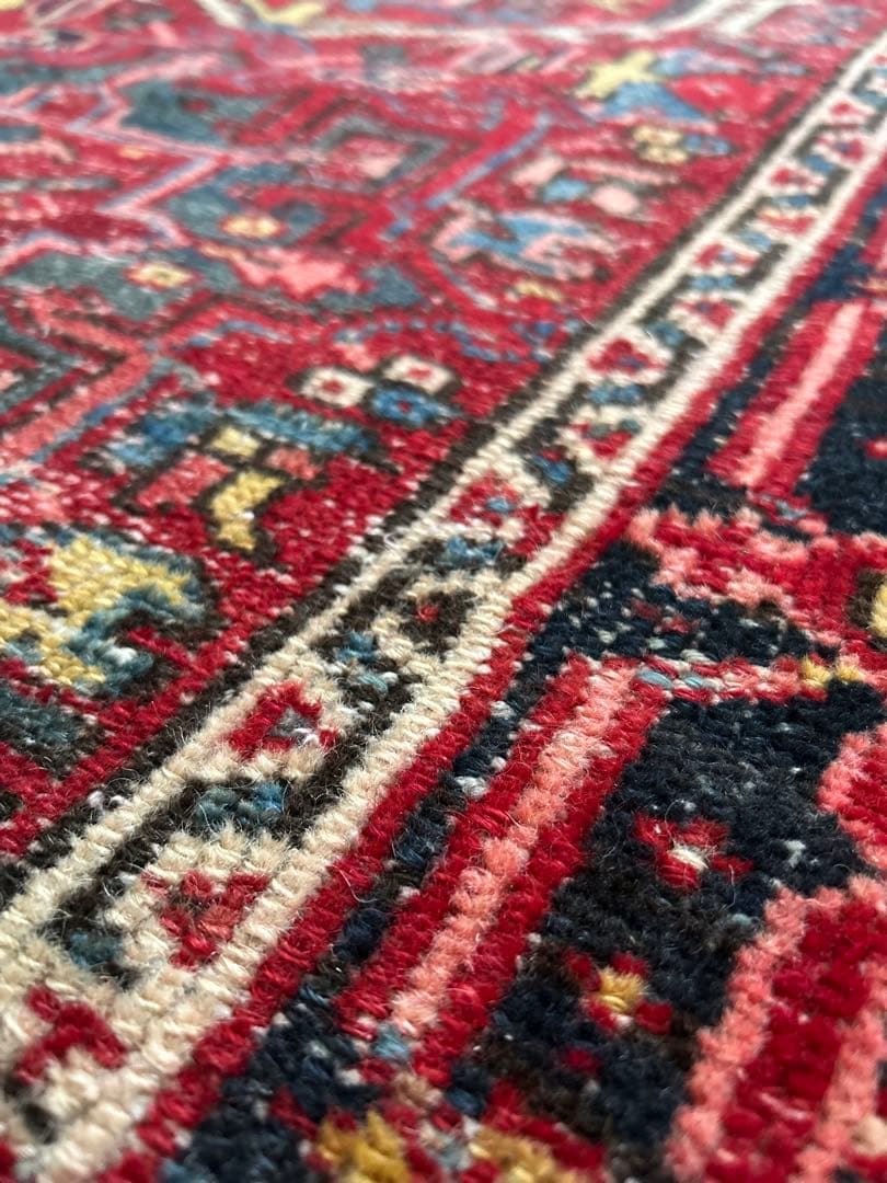 アンティーク手織りラグ