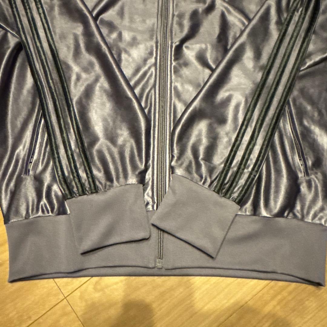 adidas トラックジャケット　XL グレー　メタリック