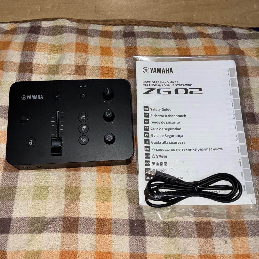 ほぼ新品YAMAHA ZG02 ゲーミングオーディオミキサー