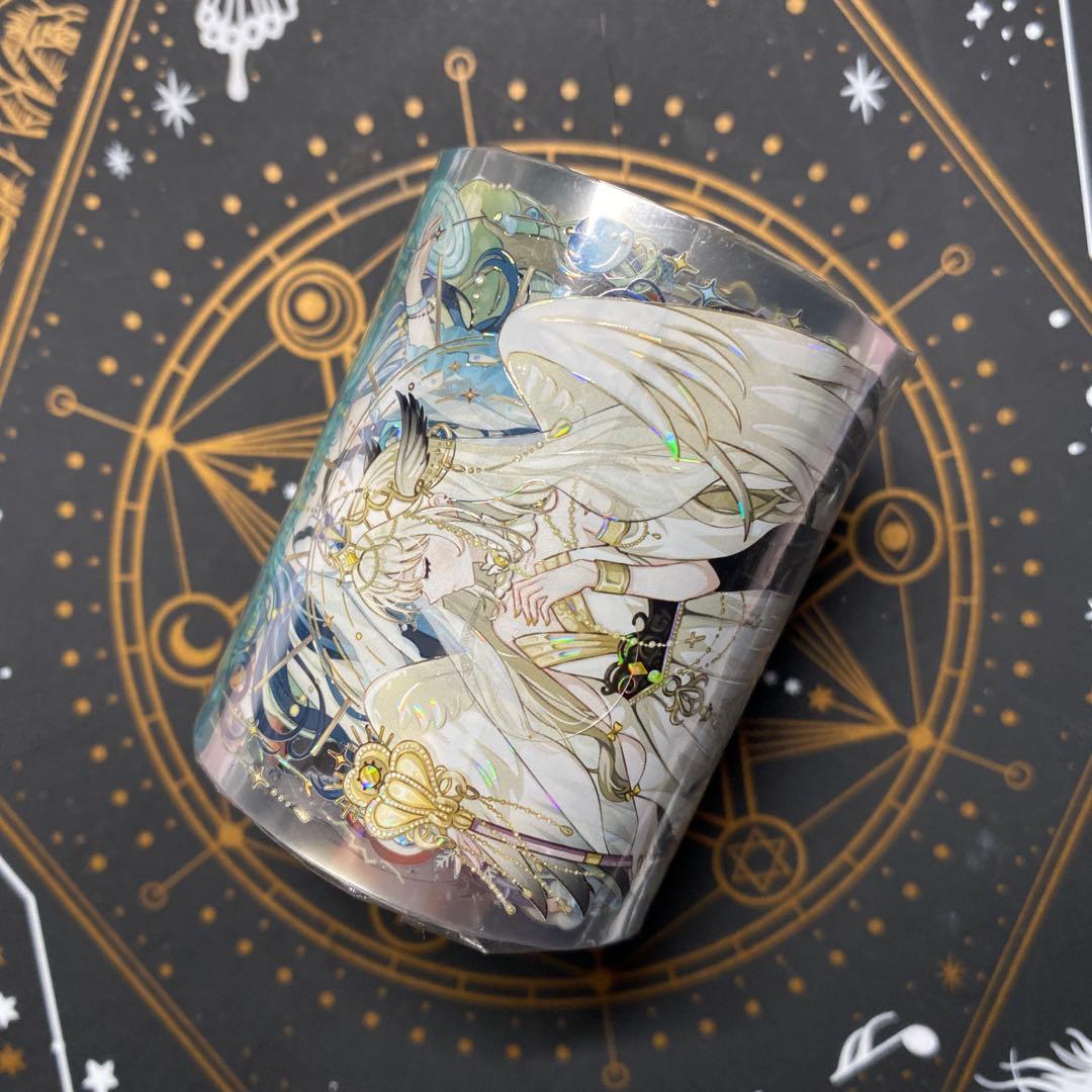 【U】海外　10m巻　貝殻光マスキングテープ　人物系　女の子