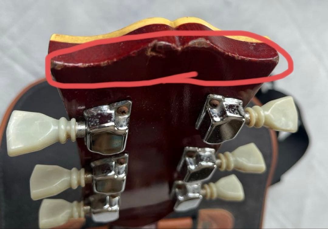 Tomson エレキギターSGタイプ　レッド