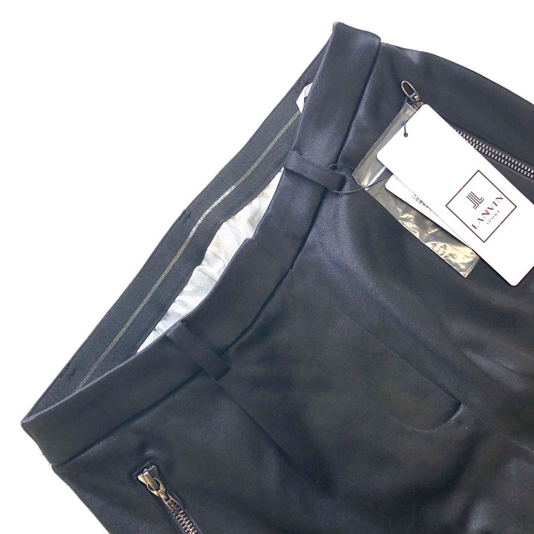 ランバンスポール　新品タグ付　ブラック　スリムフィット　ゴルフパンツ　ローライズ