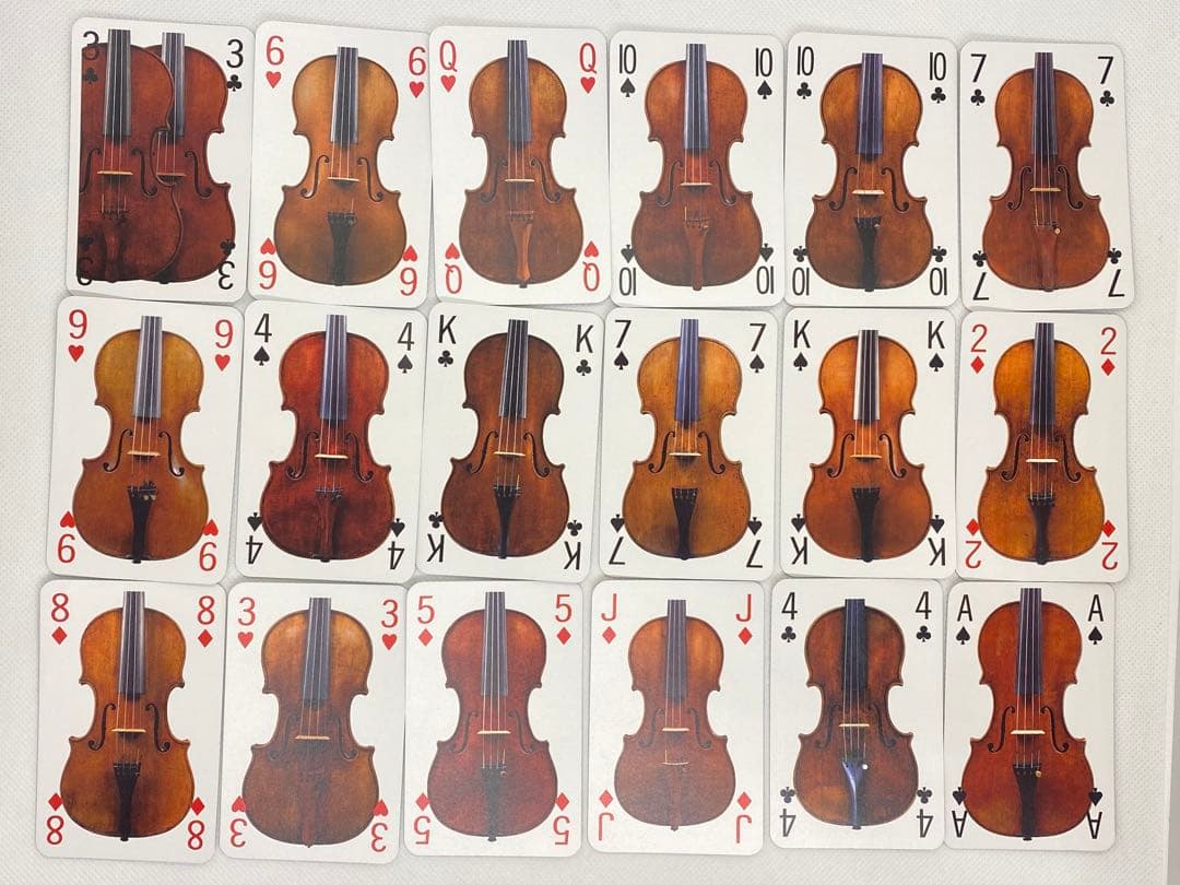 激レア　貴重　モンドムジカ　記念品　トランプ　非売品　バイオリン名作　匿名配送