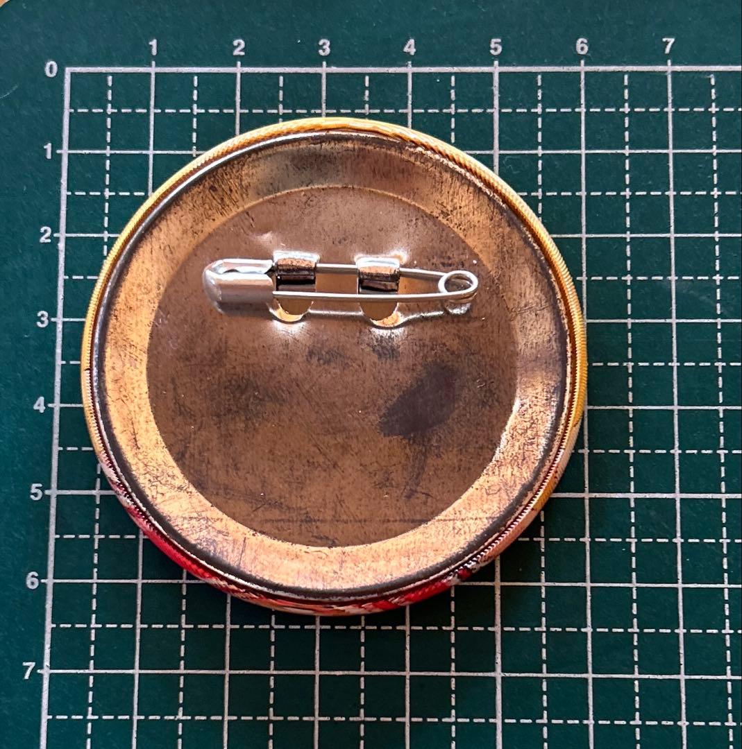 スラムダンク 缶バッジ 桜木花道 ホログラム 井上雄彦　レトロ　難あり