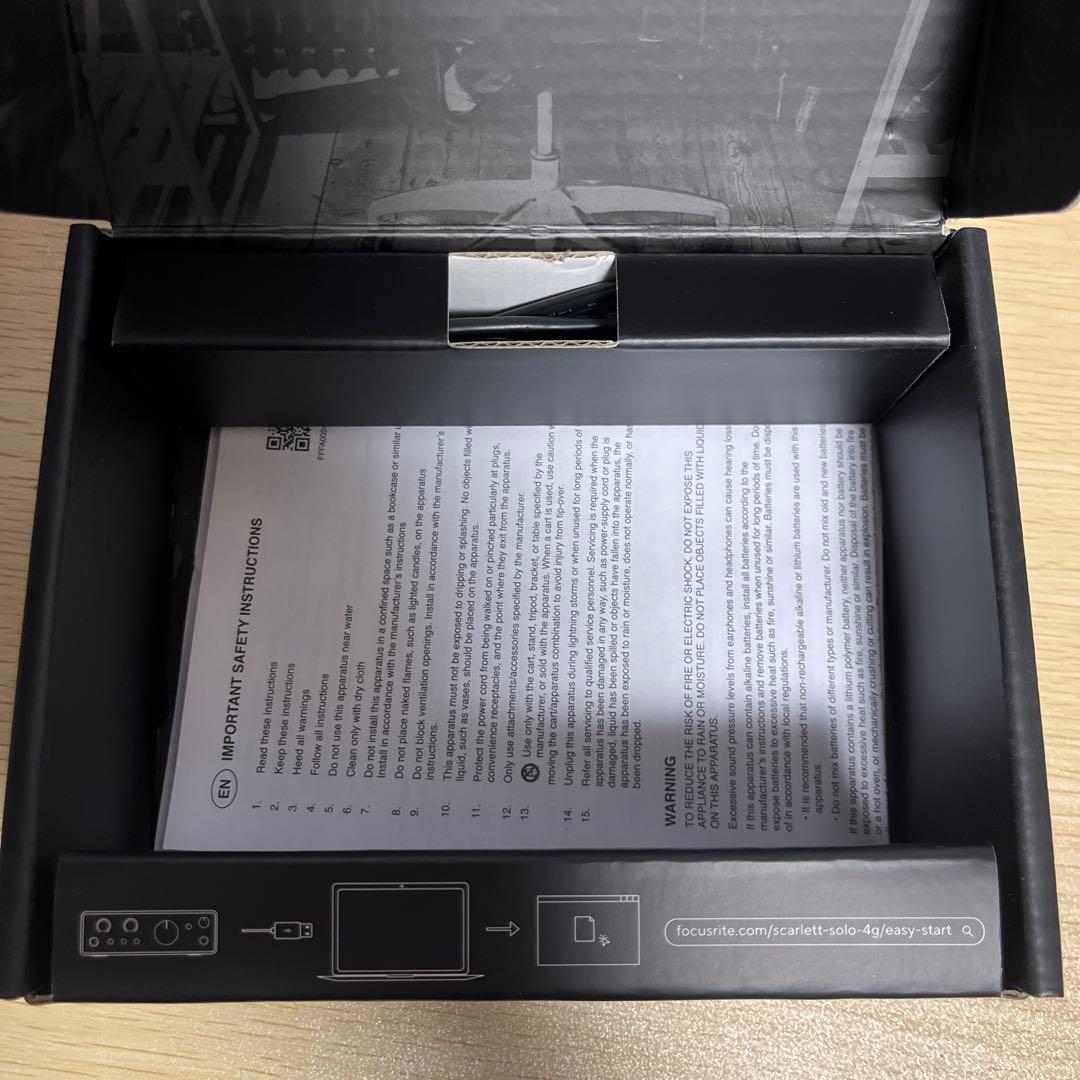 DTM・DAW Focusrite Scarlett Solo Gen4