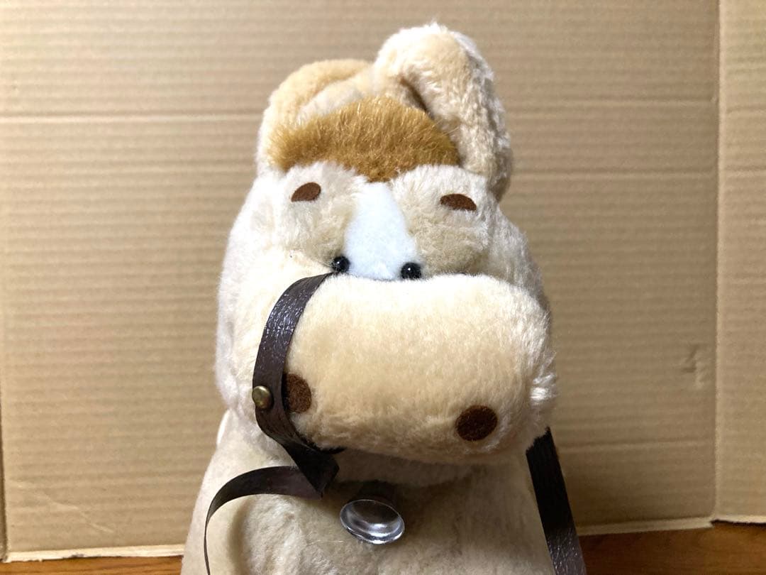 80年代 ビンテージ リトルハウス ロバ COFFEE BEAN ぬいぐるみ