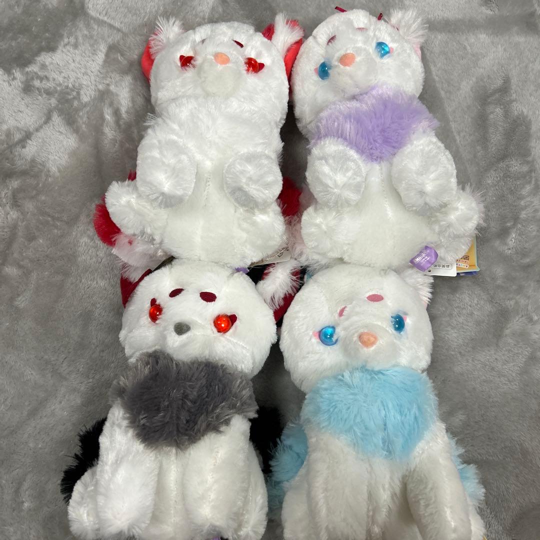 ちょコンとキツネ九尾 水晶の瞳　うめがえもち　よふね　かんごおり　はなびらもち