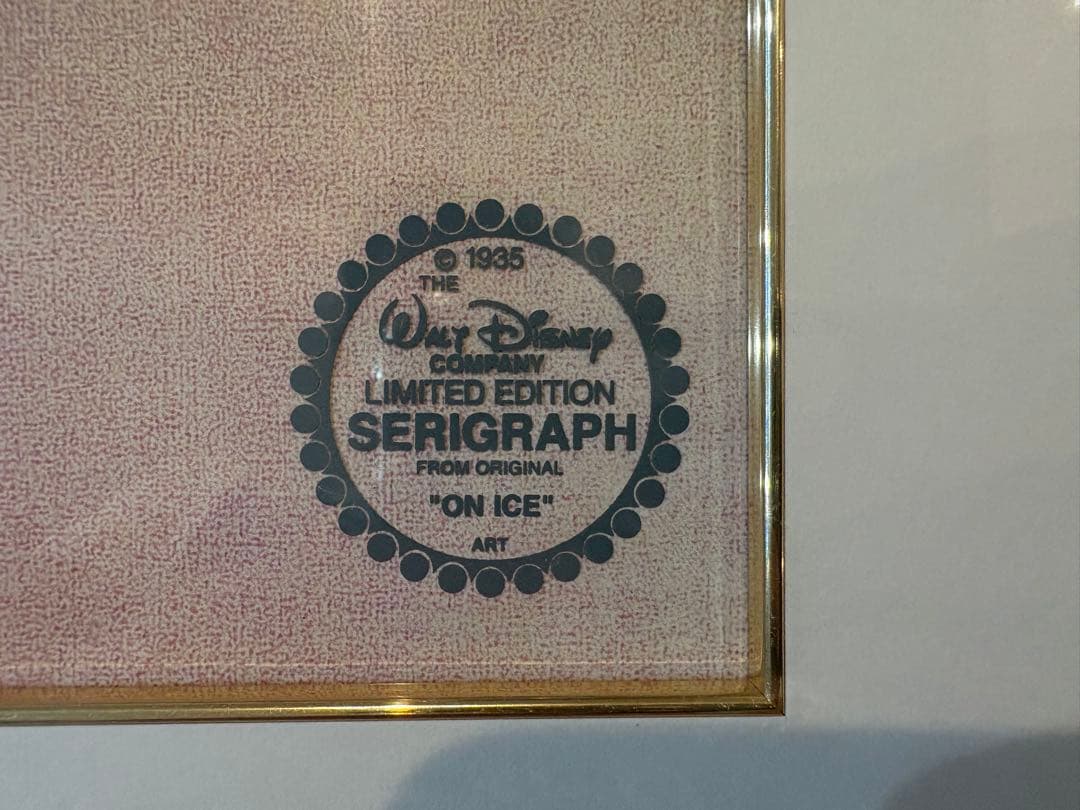 Disney ミッキー ミニー セリグラフ セル画