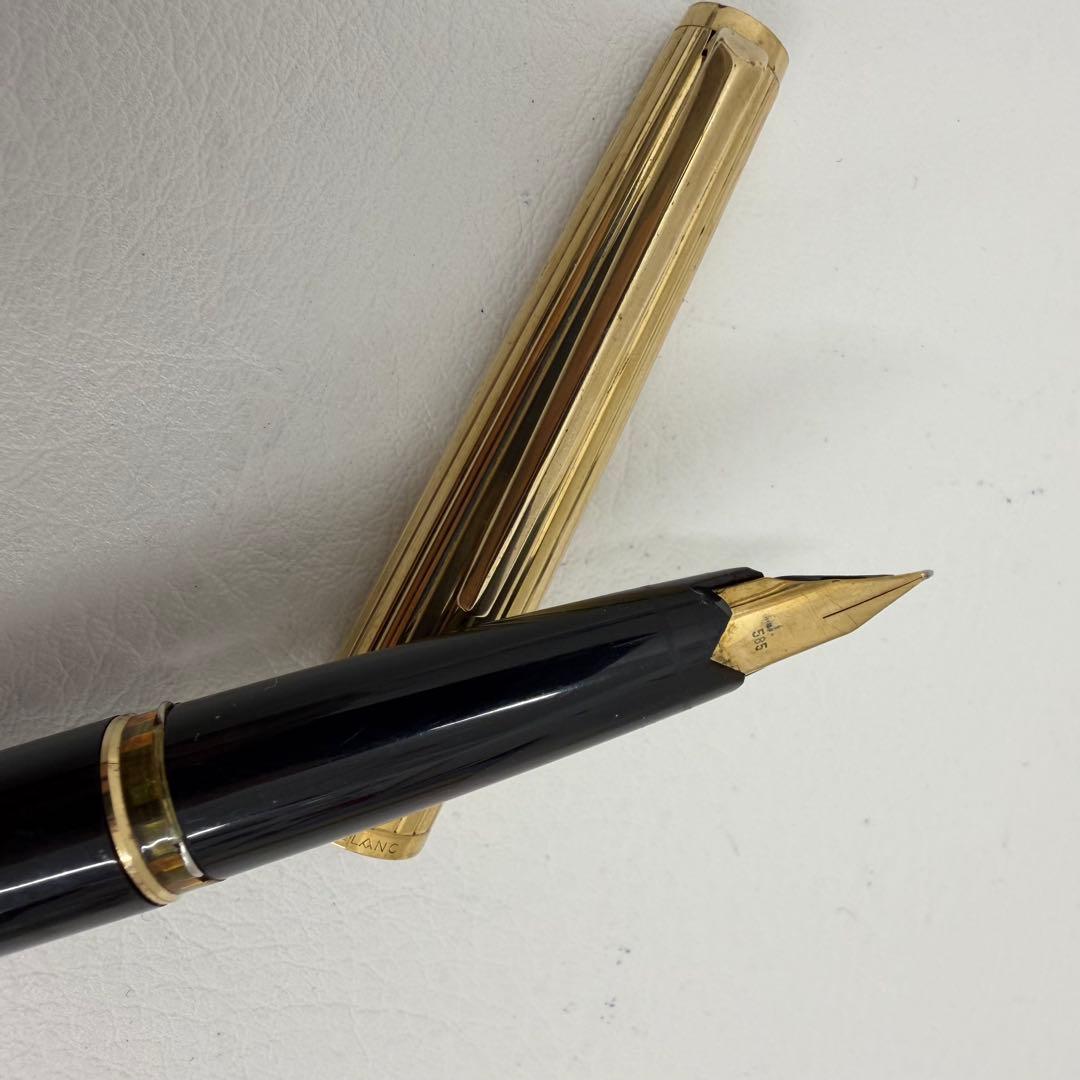 P17【万年筆】MONTBLANC モンブラン K14 ゴールド　227 585