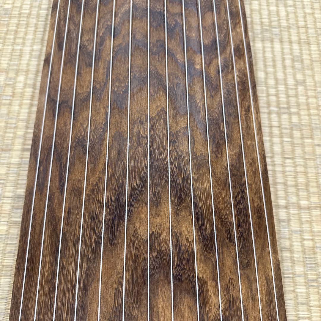 歌竜在銘　綾杉彫　お琴　約L183㎝　タサオ　東な8-0104④