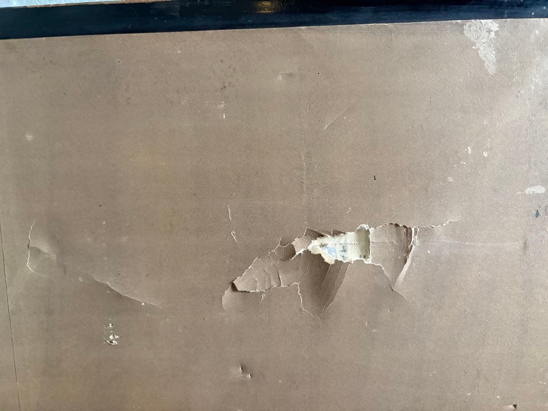 横額　機械刺繍？　御即位礼紫宸殿の儀の図　102cm×55cm