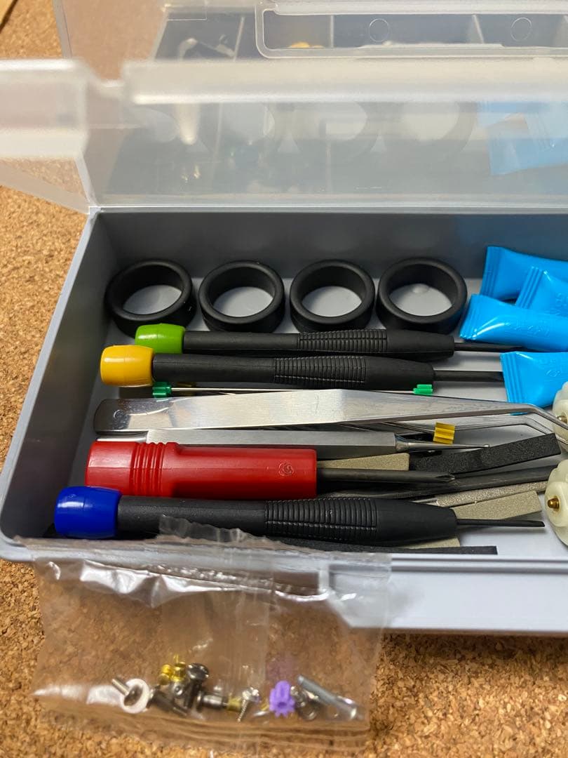 組立済 ミニ四駆8点、ポータブルピット1点&パーツ、工具など色々まとめセット