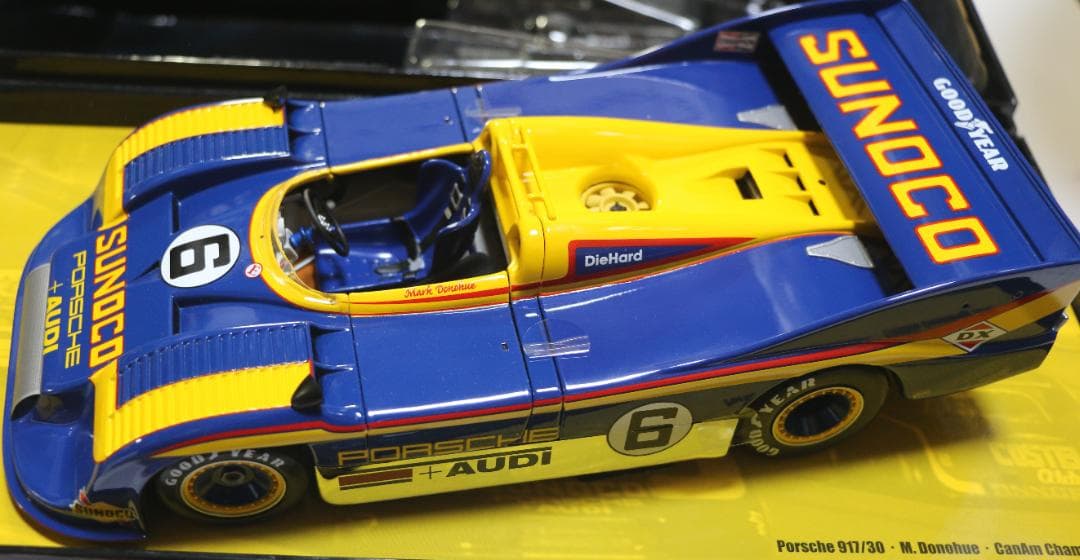 ミニチャンプス製　ポルシェ９１７／３０　１９７３年カンナムチャンピオン　1/18