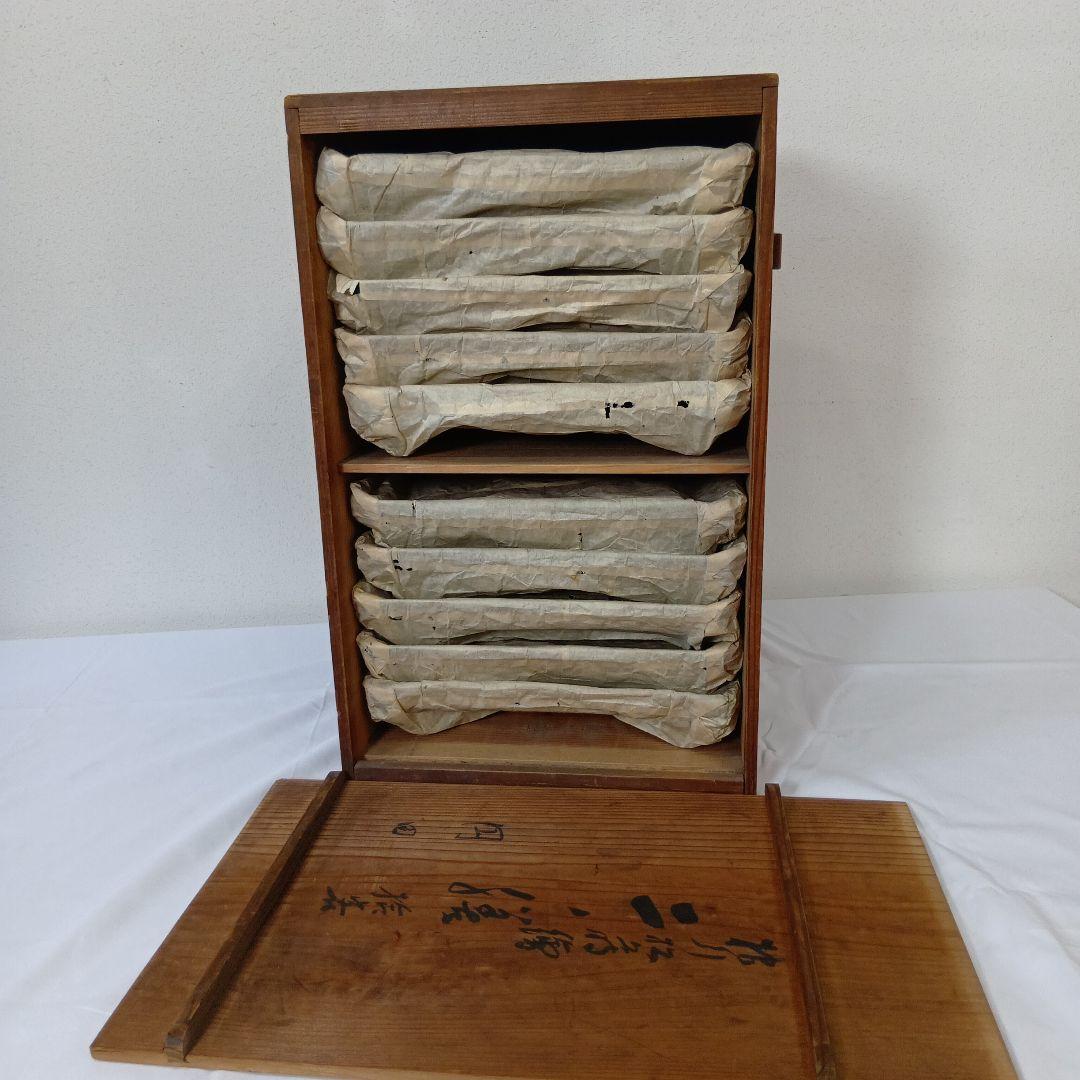 値下げ輪島塗　時代物　蒔絵二ノ膳10客　　 共箱