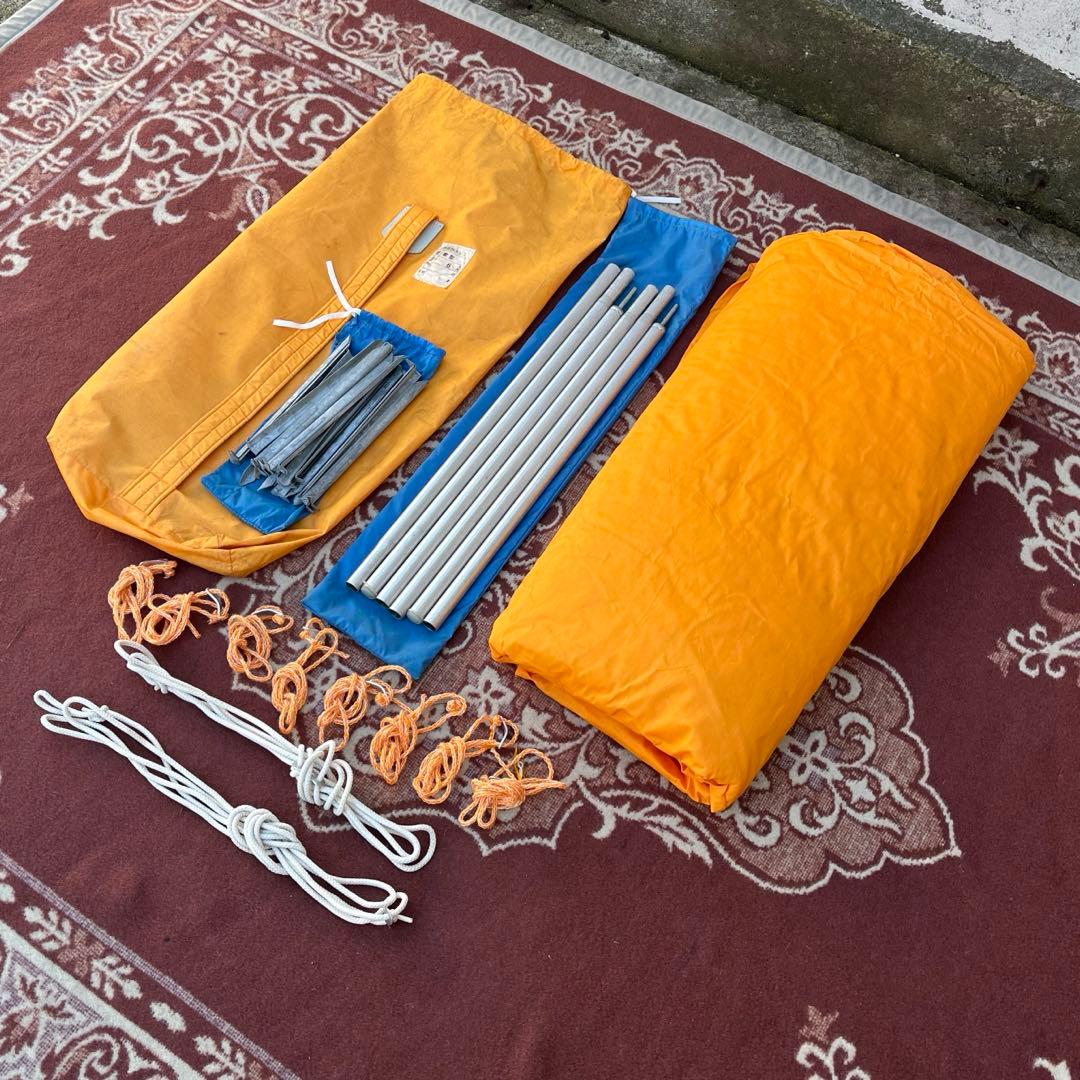 ビンテージ品◾️A型テント ビニロン素材 6人用 ビンテージテント アウトドア