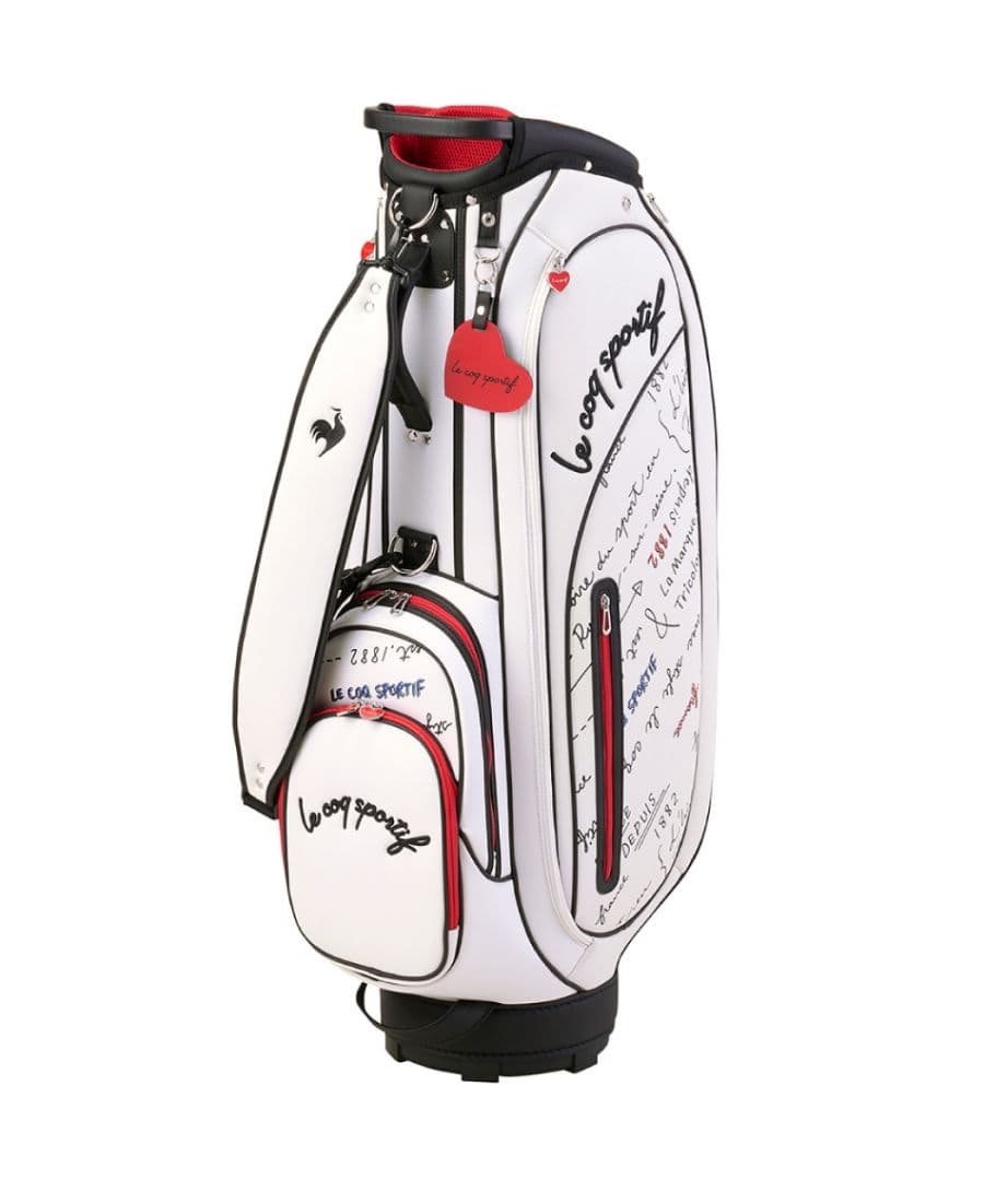 le coq sportif ゴルフキャディバッグ 8.5型 ホワイト