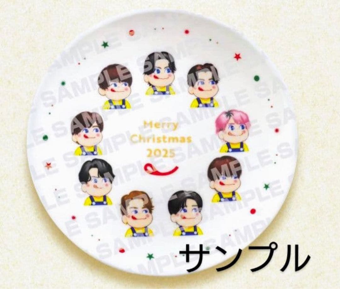 FUJIYA  Man クリスマスプレート 皿 不二家　スノーマン