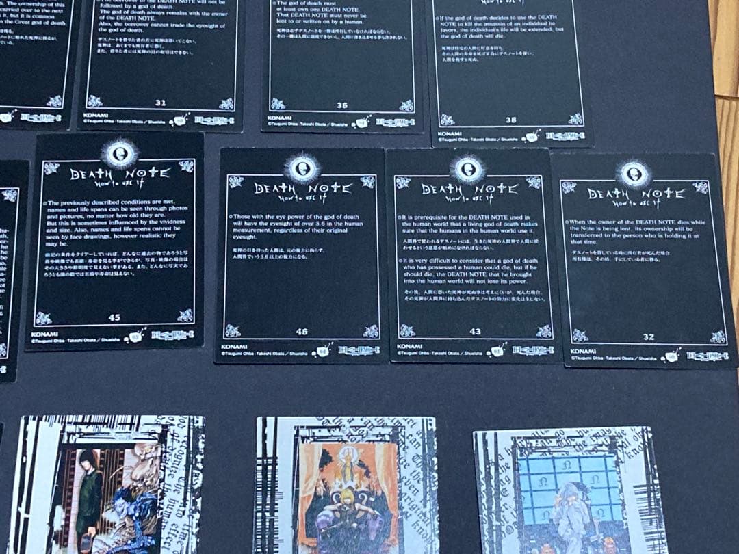 DEATH NOTE イラストカード 19枚セット