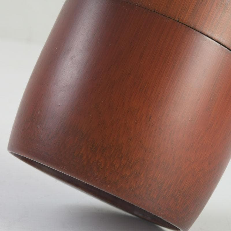 茶道具　漆塗　古竹　棗　時代箱付　V　9822