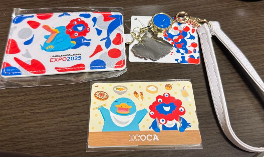 大阪・関西万博 ミャクミャク×イコちゃん記念ICOCAオリジナルパスケースセット